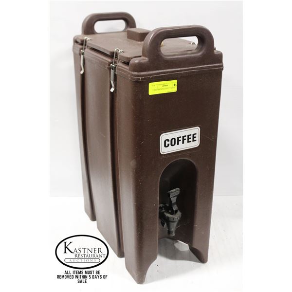 LARGE BROWN COFFEE CADDY