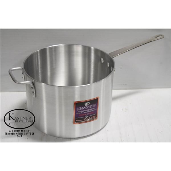 NEW JOHNSON ROSE PREMIUM ALUMINUM 8.5 QT SAUCE POT