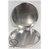 Image 1 : LOT OF 2 NEW ALUMINUM 15" DEEP DISH PIZZA PANS