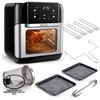 Image 2 : NEW INNSKY 10.6 QT 1500W 10 N 1 AIR FRYER OVEN W/