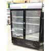 Image 1 : NEW AIR DUAL GLASS DOOR DISPLAY FREEZER ON CASTERS