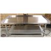 Image 1 : NEW 30"X60"X24" STAINLESS STEEL EQUIPMENT STAND W/