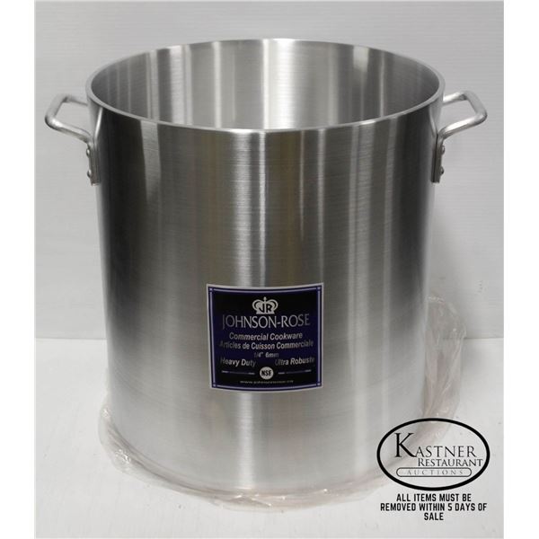 NEW JOHNSON ROSE HD 60QT ALUMINUM STOCK POT