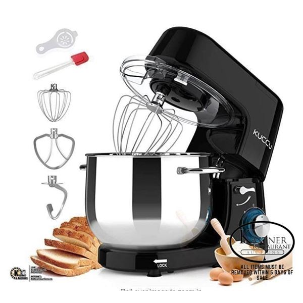 NEW KUCCU 8.5QT HEAVY DUTY STAND MIXER, 6 SPEEDS