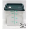 Image 1 : NEW JOHNSON ROSE 4QT SQUARE DRY INGREDIENT BIN W/