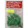 Image 1 : LOT OF 12 NEW FREE FLOW POURERS - GREEN