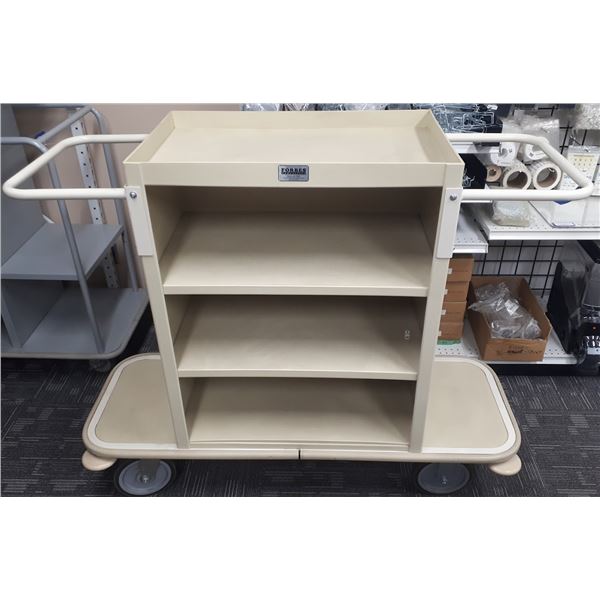 NEW POLY MAID CART W/ HANDLES & BUMPER