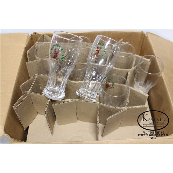 BOX OF RESTAURANT QUALITY GLASSWARE