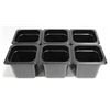 Image 1 : SIX 1/6 SIZE CAMBRO POLYCARB FOOD INSERTS- 6"