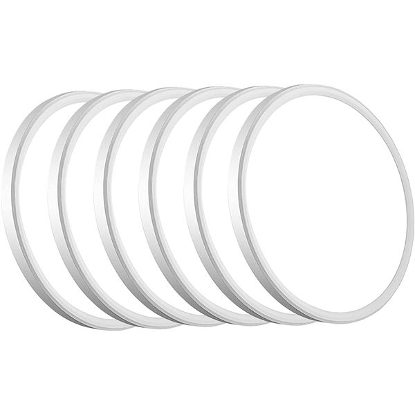 NEW SEALED 6 PACK OF 12" ROUND WHITE LED CEILING