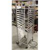Image 1 : KELMAX SPG 20 SLOT ALUMINUM BAKERS RACK ON CASTERS