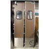 Image 1 : SET OF TWO COMMERCIAL TRAFFIC DOORS 20.5" X 82.5"