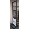 Image 1 : STANDING TRIPLE SIGN HOLDER - BLACK 22"X28"X90"