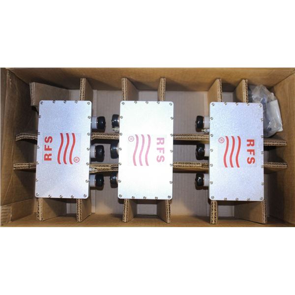 3 NEW IN- BOX RFS SHARELITE DIPLEXER'S- HIGH PERF.