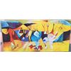 NEW ABSTRACT WALL ART 70 X 140