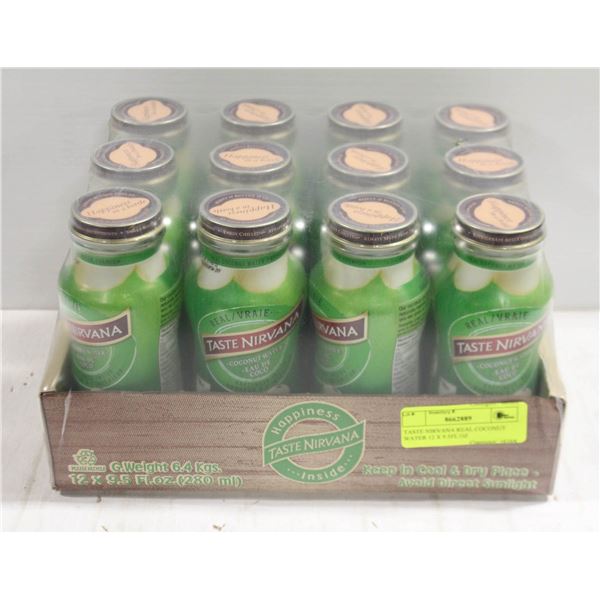 TASTE NIRVANA REAL COCONUT WATER 12 X 9.5FL OZ