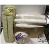 LOT OF DISPOSABLE CUPS & FOLDED TAKE OUT CONTAINER