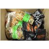 Image 1 : BOX OF GROUND COFFEE PACKETS W/ ASSORTED PASTA &