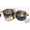 Image 1 : 12QT S/S STOCK POT W/ S/S 8.5QT CALDRON
