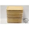 1 DOZEN RECTANGULAR BAMBOO TRAY 10" X 5"