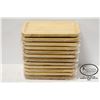Image 1 : 1 DOZEN RECTANGULAR BAMBOO TRAY 10" X 5"