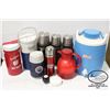 Image 1 : LARGE LOT OF ASSORTED INSULATED DRINK CONTAINERS