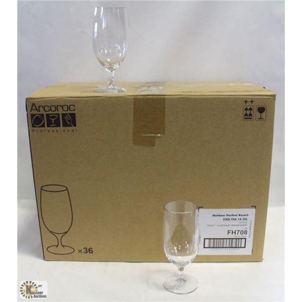 CARDINAL ICED TEA GLASS , CASE ARC15