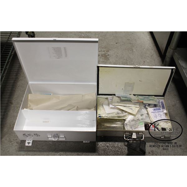 LOT OF TWO FIRST AID KITS