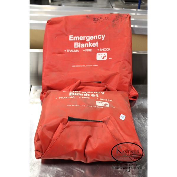 LOT OF 2 EMERGENCY BLANKETS