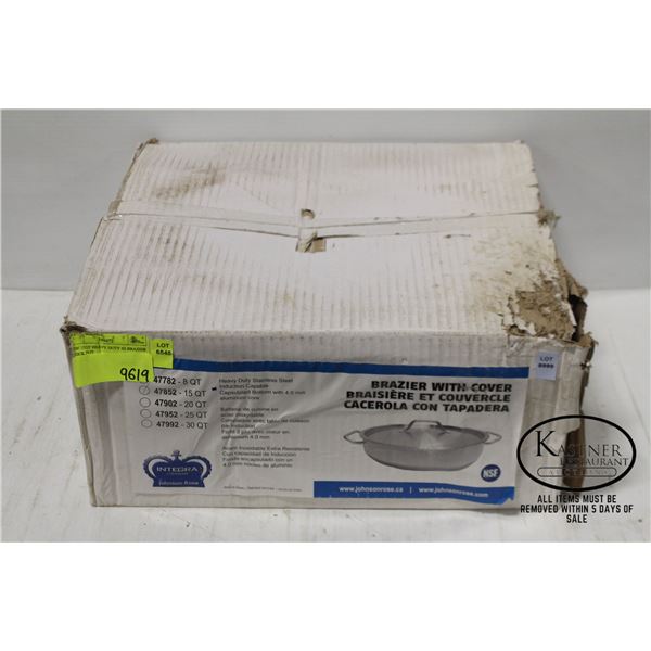 15 QT S/S BRAZIER W/ LID