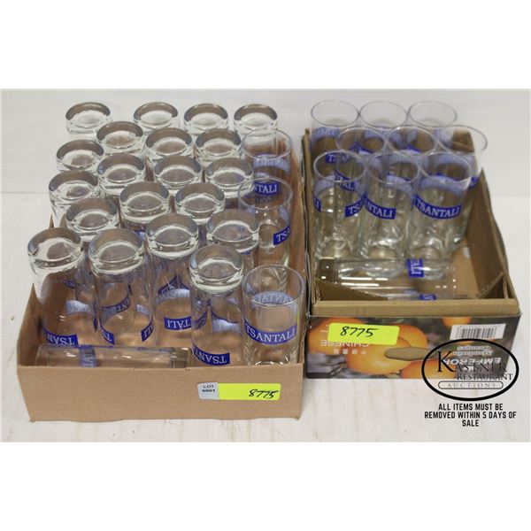 LOT OF 36 TSANTALI MIXING GLASSES