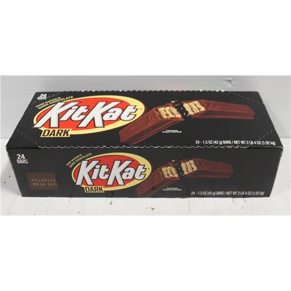 CASE OF KIT-KAT DARK CHOCOLATE BARS, 24 BARS TOTAL