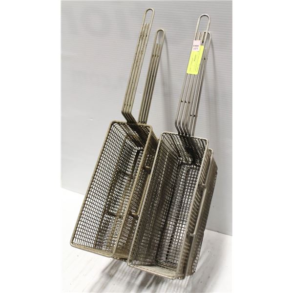 GROUP OF FOUR MINI DEEP FRYER BASKETS