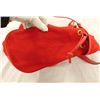 Image 4 : Gucci Red Suede Leather Drawstring Flap Backpack
