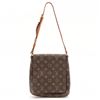 Image 1 : Louis Vuitton Brown Monogram Canvas Leather Musette Salsa Short Strap PM Shoulde