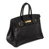 Image 2 : Hermes Black Ardennes Leather Birkin 35cm Handbag