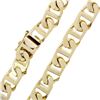 Image 4 : Men's 18k Yellow Gold 7.1mm 7" Large Gucci Mariner Link Chain Bracelet 28.21g