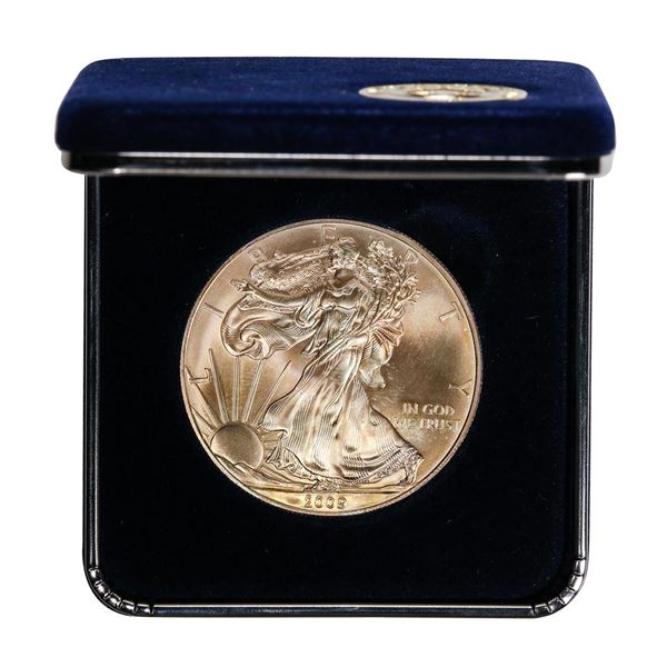 2009 $1 American Silver Eagle Dollar Coin w/Case