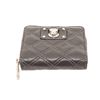 Image 4 : Marc Jacobs Grey Quilted Leather Compact Zippy Wallet