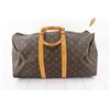 Image 1 : Louis Vuitton Brown Monogram Canvas Leather KeepallDuffle Bag Luggage