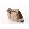 Image 2 : Gucci Beige Brown GG Canvas Web Waist Belt Bag