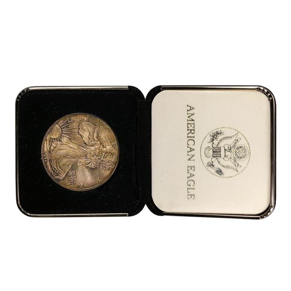 1997 $1 American Silver Eagle Dollar Coin w/Case