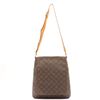 Image 1 : Louis Vuitton Brown Monogram Canvas Leather Musette Salsa Short Strap GM Bag