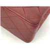 Image 4 : Chanel Red Quilted Lambskin Leather Single Flap Mini Shoulder Bag