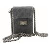 Image 1 : Chanel Grey Quilted Leather Phone Case with Chain Strap