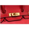 Image 5 : Hermes Red Leather Birkin 35cm Satchel Bag