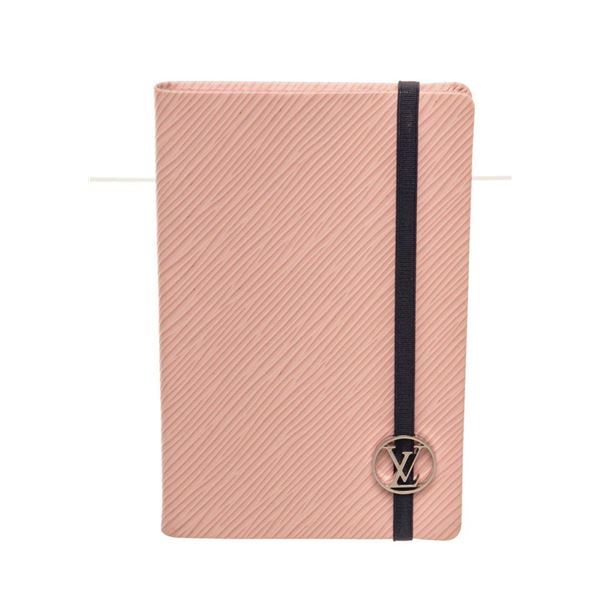 Louis Vuitton Pink Epi Leather Gustave Notebook
