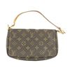Image 2 : Louis Vuitton Brown Monogram Canvas Leather Pochette Accessoires Shoulder Bag