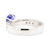 Image 3 : 1.52 ctw Sapphire And Diamond Ring - 18KT White Gold
