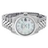 Image 3 : Rolex Womens Midsize Quickset 31mm MOP Diamond Stainless Steel Datejust Wriswatc